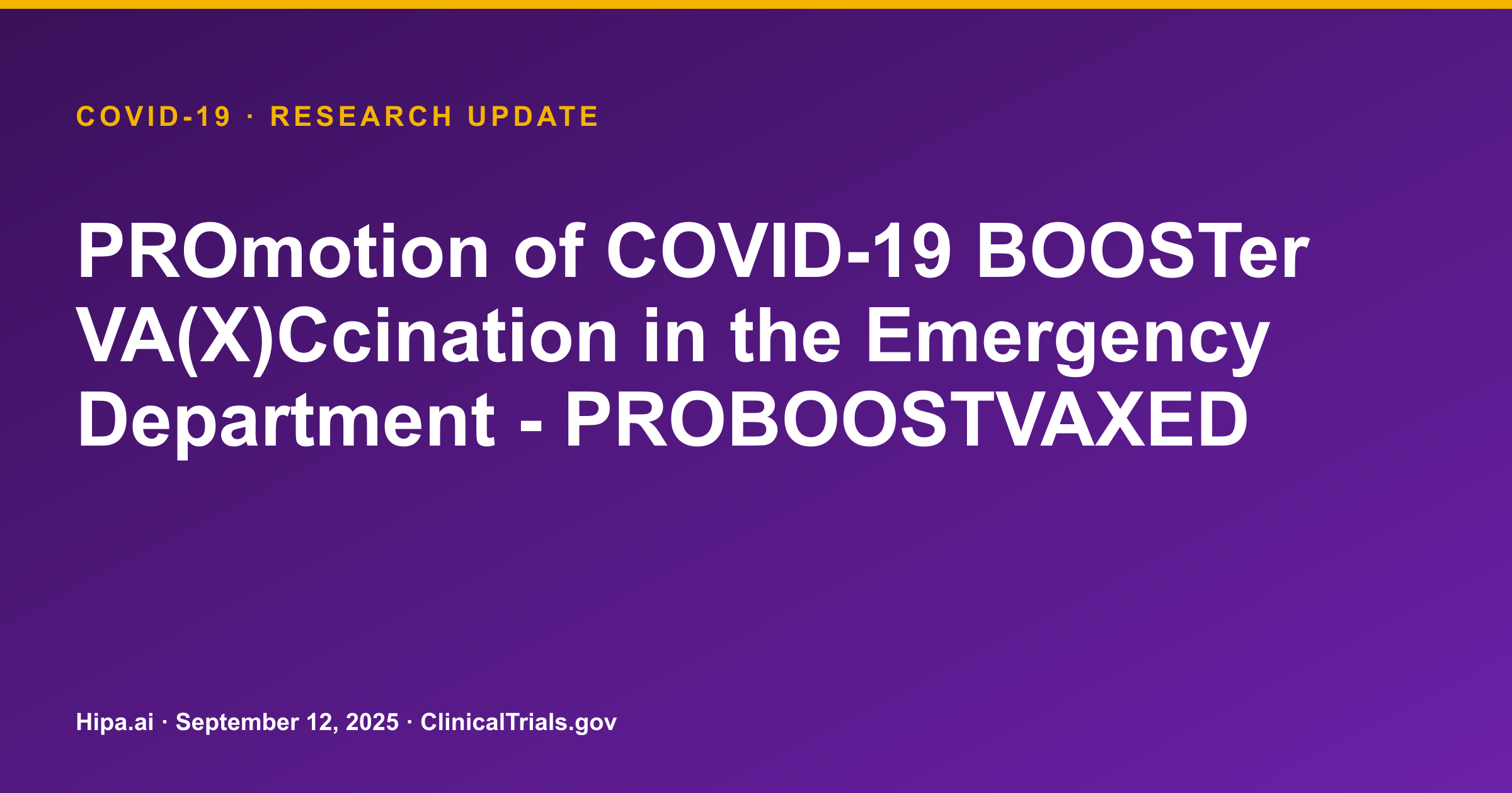 COVID-19: Messaging and Question Intervention Shows Higher Booster Uptake — research update card
