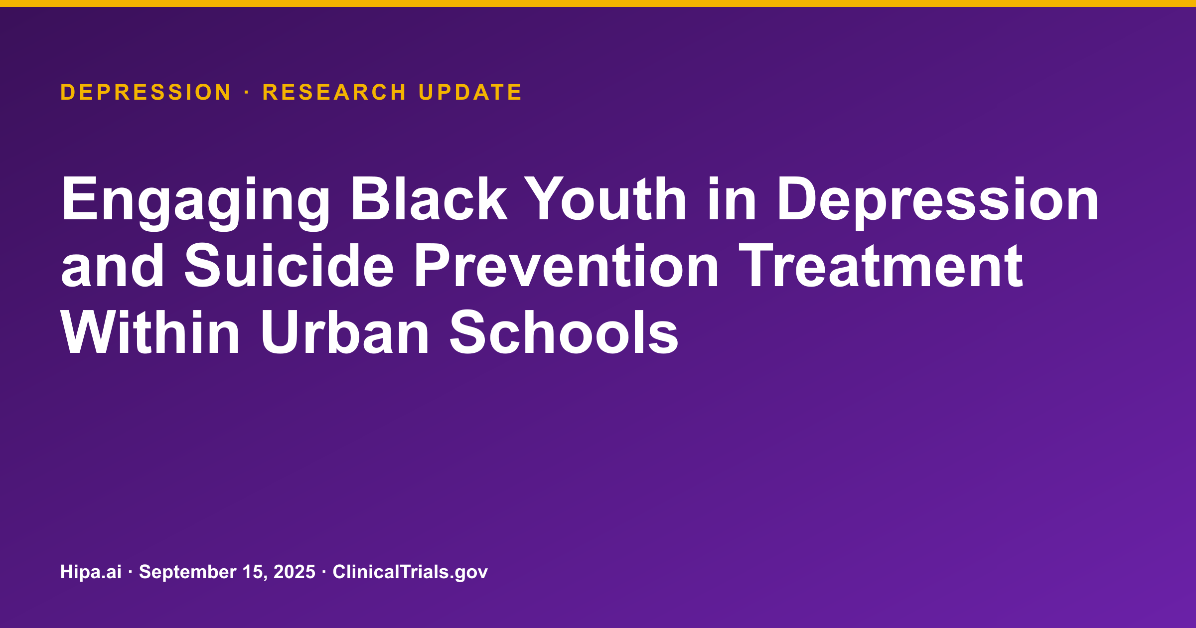 Depression: MCI + IPT-A Shows Lower Scores on CES-D and HAM-D Scales — research update card