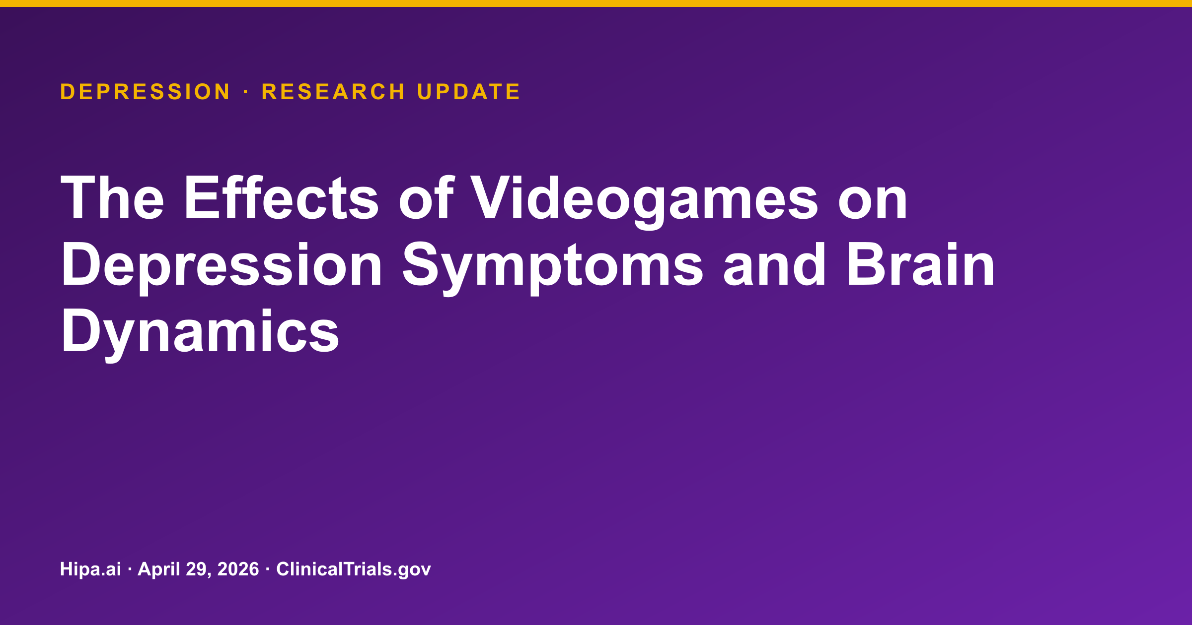 Depression: Game-Based Digital Therapeutic MEL-T01 Reduces PHQ-9 Scores — research update card