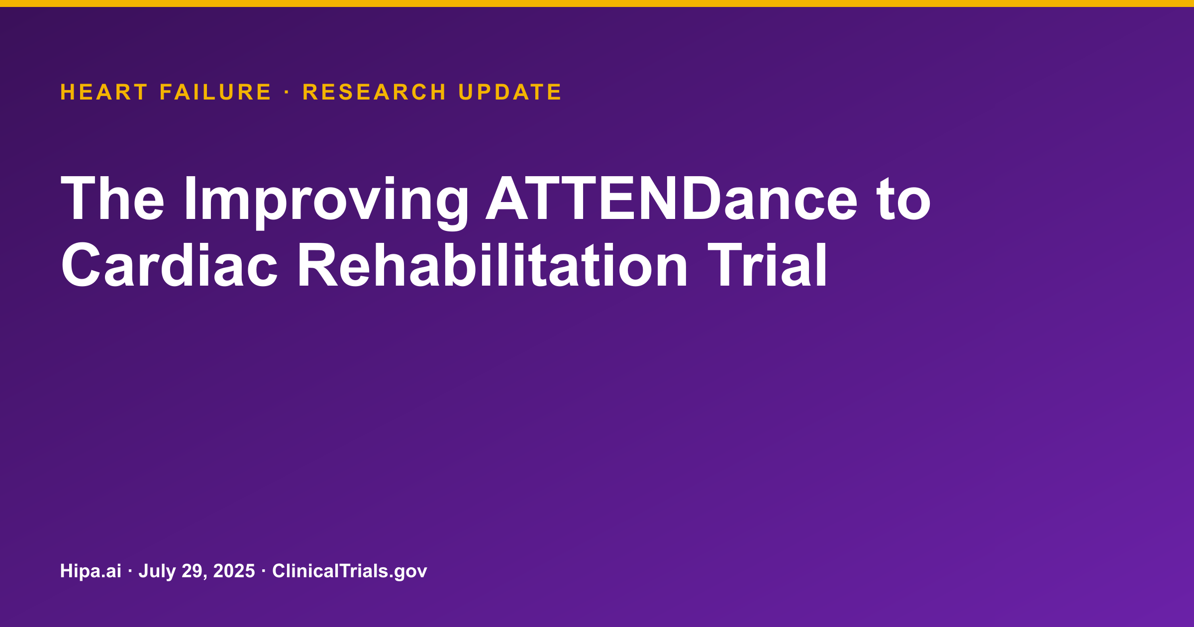 Heart Failure: Hybrid Cardiac Rehab Shows Modest Increase in Sessions — research update card