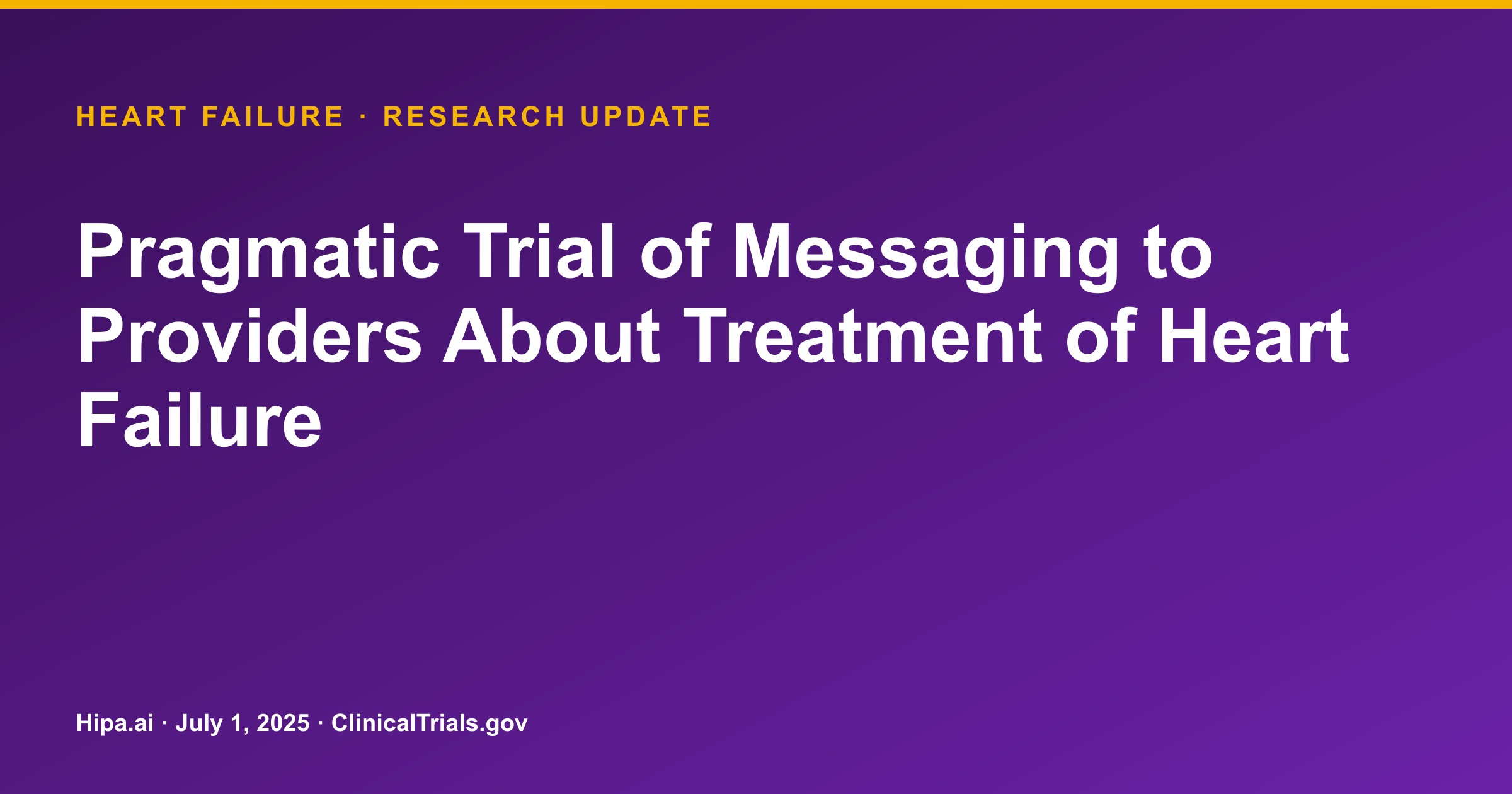Heart Failure: EHR Alert Boosts HFrEF Therapy Uptake in Providers — research update card