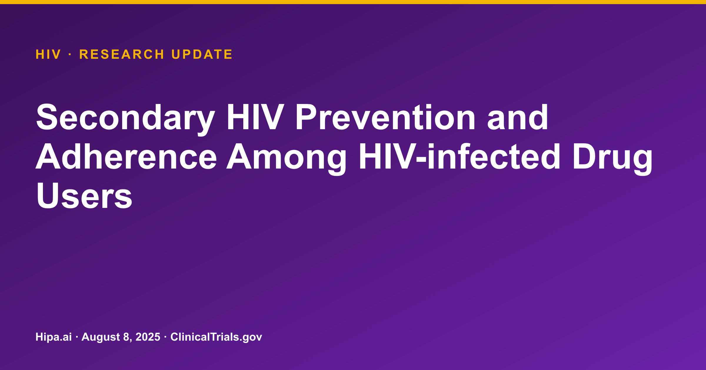 HIV: 3H+ Shows Higher Viral Suppression Than HHRP+ in Prevention Trial — research update card
