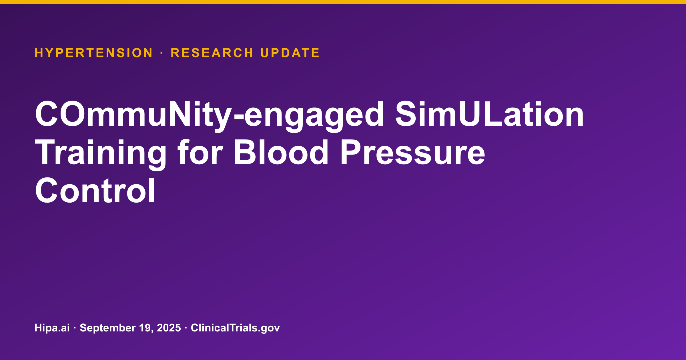 Hypertension: CONSULT-BP Intervention Shows Minor Blood Pressure Reduction — research update card
