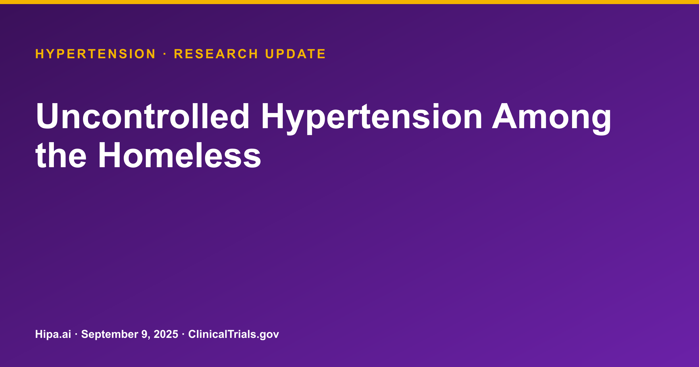 Hypertension: Mobile Health Strategy Shows No Differential BP Reduction — research update card