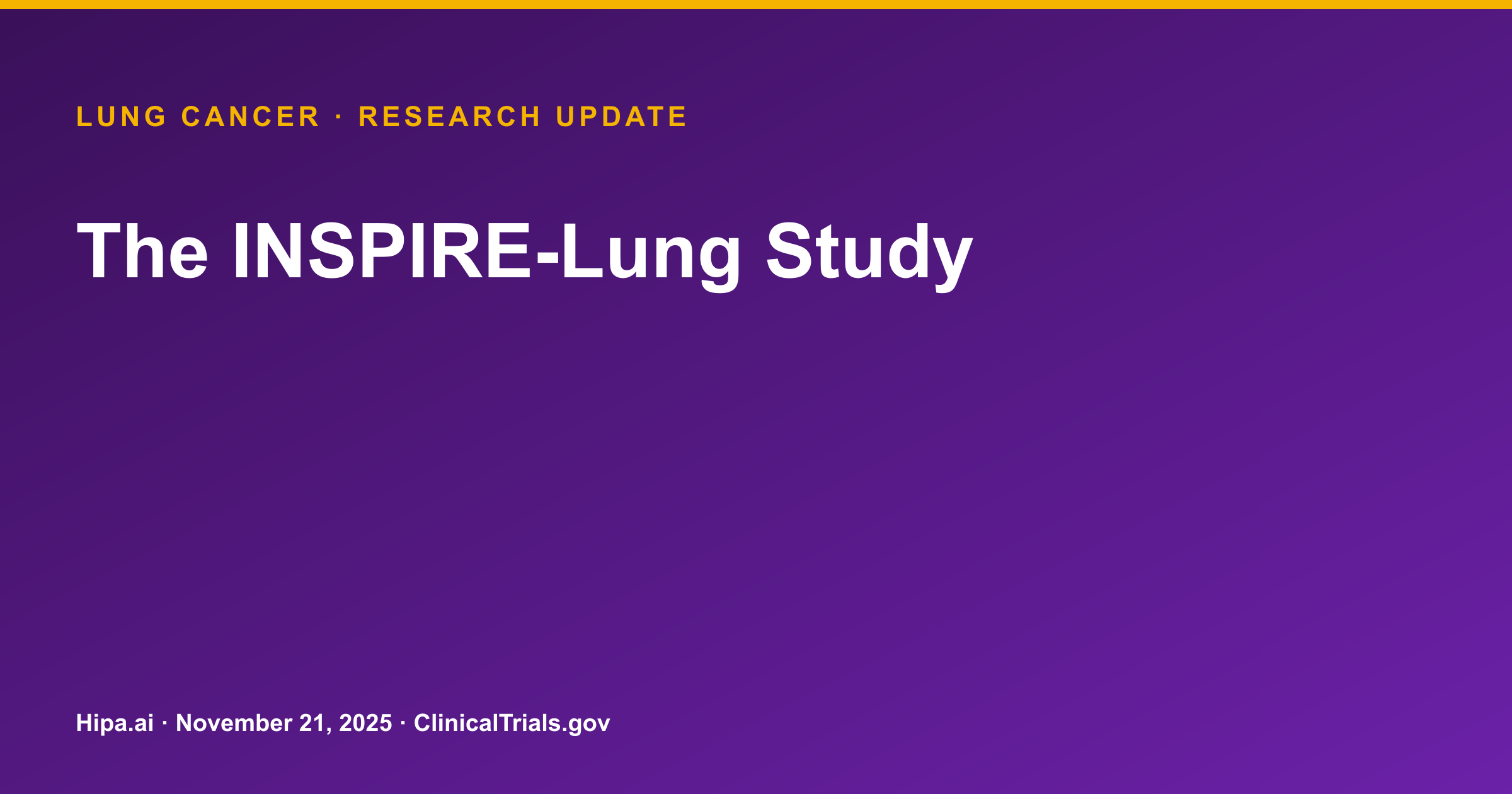 Lung Cancer Screening Study: Social Media Reaches Over 1 Million Users — research update card