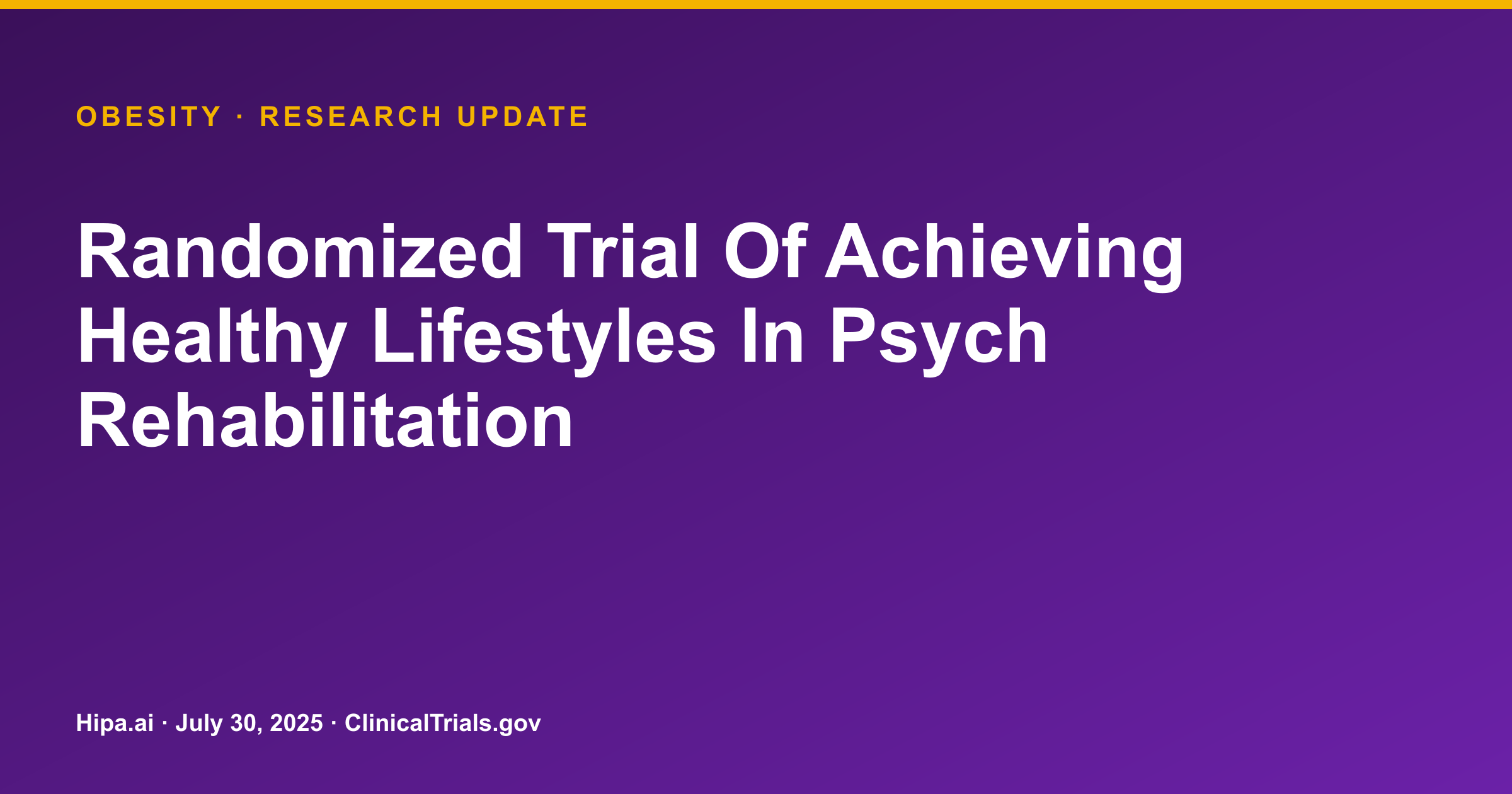 Obesity: Behavioral Weight Loss Intervention Reduces Weight — research update card