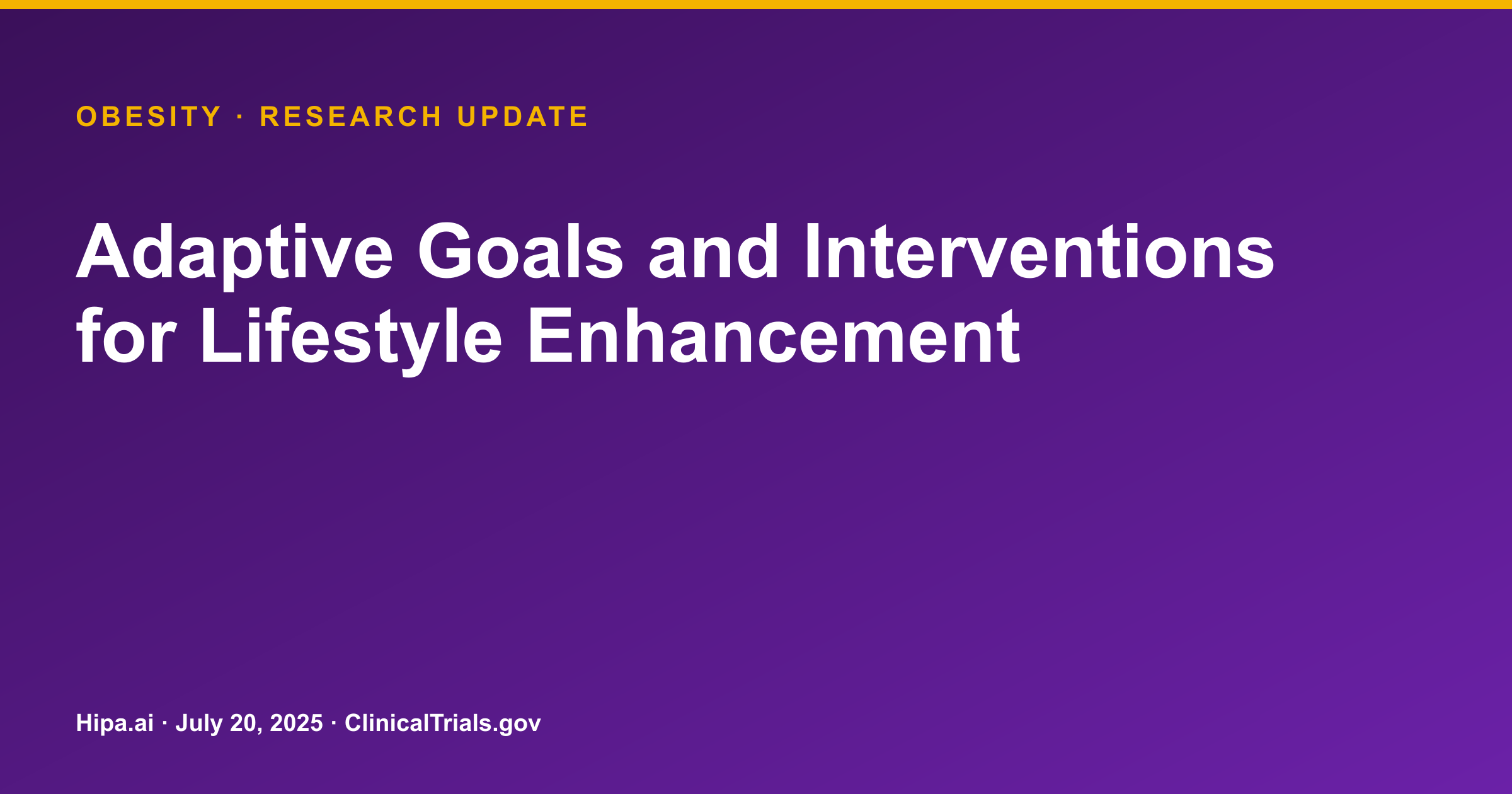Obesity Trial Explores Digital Intervention Components, Reports Weight Loss — research update card