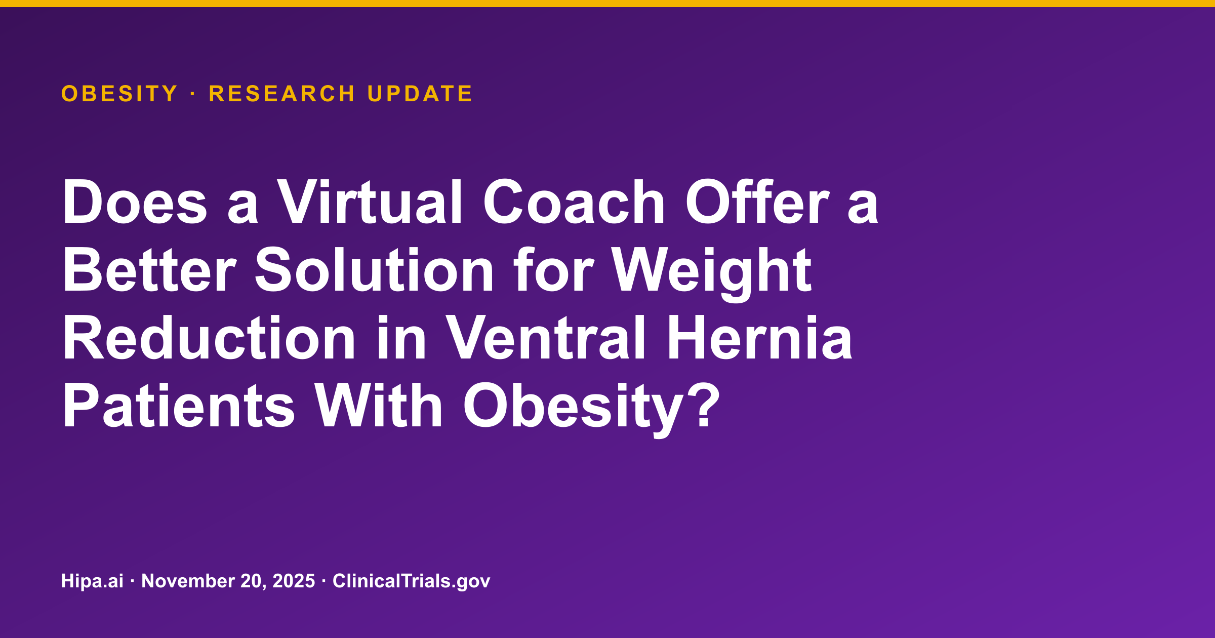 Obesity: Virtual Coach and Standard Tools Show Similar Weight Loss — research update card