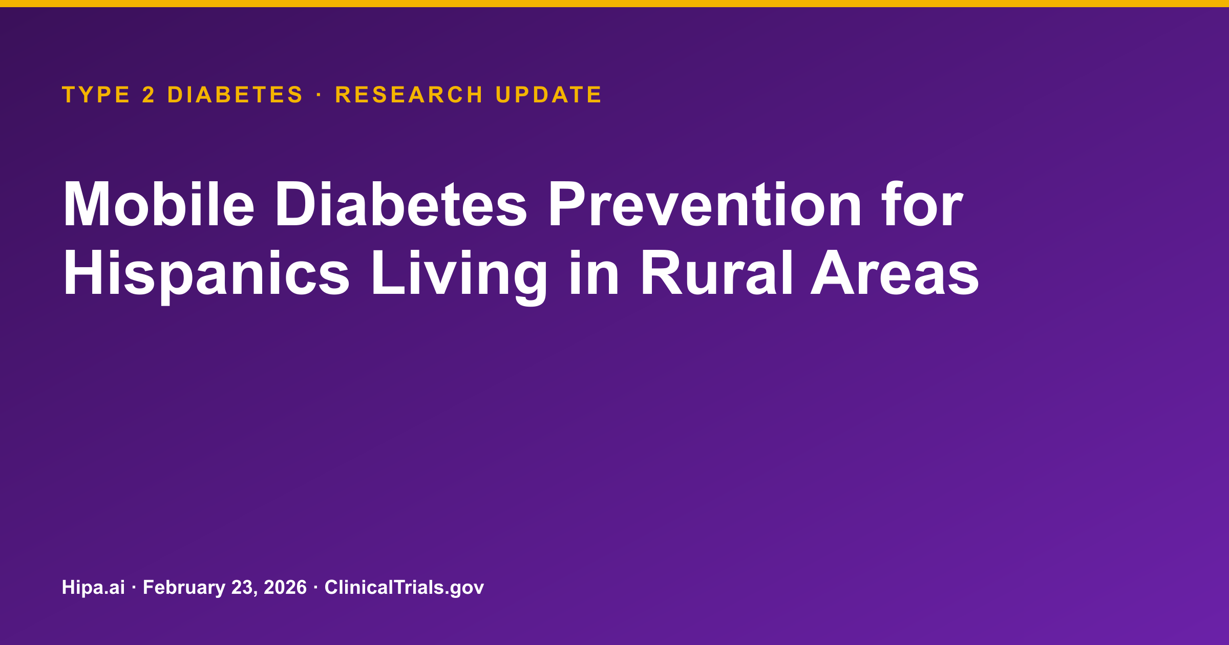 Type 2 Diabetes: STEPS Mobile Program Shows No Significant Weight Loss Benefit — research update card